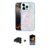 MARSİLYAN™- iPhone 15 Pro Max Kılıf Odak Prime - Siyah Buffer Hayalet Cam Ekran Koruyucu + Raze Metal Kamera Lens - TMGI