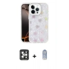 MARSİLYAN™- iPhone 15 Pro Max Kılıf Odak Prime - Siyah Joko Magic 5D Cam + PVD Metal Kamera Lens - GI