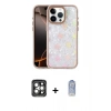 MARSİLYAN™- iPhone 15 Pro Max Kılıf Odak Prime - Siyah Joko Magic 5D Cam + PVD Metal Kamera Lens - GI
