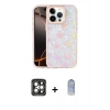 MARSİLYAN™- iPhone 15 Pro Max Kılıf Odak Prime - Siyah Joko Magic 5D Cam + PVD Metal Kamera Lens - GI
