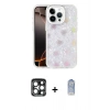 MARSİLYAN™- iPhone 15 Pro Max Kılıf Odak Prime - Siyah Joko Magic 5D Cam + PVD Metal Kamera Lens - LT