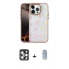 MARSİLYAN™- iPhone 15 Pro Max Kılıf Odak Prime - Siyah Joko Magic 5D Cam + PVD Metal Kamera Lens - LT