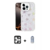 MARSİLYAN™- iPhone 15 Pro Max Kılıf Odak Prime - Siyah Joko Magic 5D Cam + PVD Metal Kamera Lens - GS