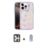 MARSİLYAN™- iPhone 15 Pro Max Kılıf Odak Prime - Siyah Joko Magic 5D Cam + PVD Metal Kamera Lens - GS