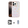MARSİLYAN™- iPhone 15 Pro Max Kılıf Odak Prime - Siyah Joko Magic 5D Cam + PVD Metal Kamera Lens - GS