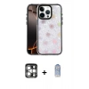 MARSİLYAN™- iPhone 15 Pro Max Kılıf Odak Prime - Siyah Joko Magic 5D Cam + PVD Metal Kamera Lens - GS
