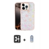 MARSİLYAN™- iPhone 15 Pro Max Kılıf Odak Prime - Siyah Joko Magic 5D Cam + PVD Metal Kamera Lens - SH