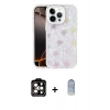 MARSİLYAN™- iPhone 15 Pro Max Kılıf Odak Prime - Siyah Joko Magic 5D Cam + PVD Metal Kamera Lens - TU
