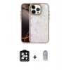 MARSİLYAN™- iPhone 15 Pro Max Kılıf Odak Prime - Siyah Joko Magic 5D Cam + PVD Metal Kamera Lens - TU