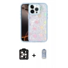 MARSİLYAN™- iPhone 15 Pro Max Kılıf Odak Prime - Siyah Joko Magic 5D Cam + PVD Metal Kamera Lens - TU