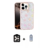 MARSİLYAN™- iPhone 15 Pro Max Kılıf Odak Prime - Siyah Joko Magic 5D Cam + PVD Metal Kamera Lens - TU