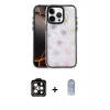 MARSİLYAN™- iPhone 15 Pro Max Kılıf Odak Prime - Siyah Joko Magic 5D Cam + PVD Metal Kamera Lens - TU