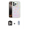 MARSİLYAN™- iPhone 15 Pro Max Kılıf Odak Prime - Siyah Joko Magic 5D Cam + PVD Metal Kamera Lens - TU