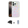 MARSİLYAN™- iPhone 15 Pro Max Kılıf Odak Prime - Siyah Joko Magic 5D Cam + Raze Metal Kamera Lens - GS