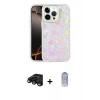 MARSİLYAN™- iPhone 15 Pro Max Kılıf Odak Prime - Siyah Joko Magic 5D Cam + Raze Metal Kamera Lens - SH