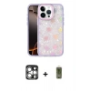 MARSİLYAN™- iPhone 15 Pro Max Kılıf Odak Prime - Siyah Joko Magic 5D Hayalet Cam + PVD Metal Kamera Lens - GS