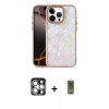MARSİLYAN™- iPhone 15 Pro Max Kılıf Odak Prime - Siyah Joko Magic 5D Hayalet Cam + PVD Metal Kamera Lens - GS