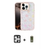 MARSİLYAN™- iPhone 15 Pro Max Kılıf Odak Prime - Siyah Joko Magic 5D Hayalet Cam + PVD Metal Kamera Lens - GS