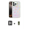 MARSİLYAN™- iPhone 15 Pro Max Kılıf Odak Prime - Siyah Joko Magic 5D Hayalet Cam + PVD Metal Kamera Lens - SH