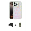 MARSİLYAN™- iPhone 15 Pro Max Kılıf Odak Prime - Siyah Joko Magic 5D Hayalet Cam + Siyah Raze Metal Kamera Lens