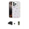 MARSİLYAN™- iPhone 15 Pro Max Kılıf Odak Prime - Siyah Joko Magic 5D Hayalet Cam + Siyah Raze Metal Kamera Lens