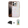 MARSİLYAN™- iPhone 15 Pro Max Kılıf Odak Prime - Siyah Polymer Nano Ekran Koruyucu + Raze Metal Kamera Lens - TMGI