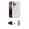 MARSİLYAN™- iPhone 15 Pro Max Kılıf Odak Prime - Siyah Polymer Nano Ekran Koruyucu + Raze Metal Kamera Lens - SH