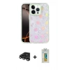 MARSİLYAN™- iPhone 15 Pro Max Kılıf Odak Prime - Siyah Polymer Nano Ekran Koruyucu + Raze Metal Kamera Lens - TMGI