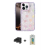 MARSİLYAN™- iPhone 15 Pro Max Kılıf Odak Prime - Siyah Polymer Nano Ekran Koruyucu + Raze Metal Kamera Lens - TMGI