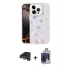 MARSİLYAN™- iPhone 15 Pro Max Kılıf Odak Prime - Siyah Vanessa Magic Cam + Raze Metal Kamera Lens - GS