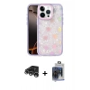 MARSİLYAN™- iPhone 15 Pro Max Kılıf Odak Prime - Siyah Vanessa Magic Cam + Raze Metal Kamera Lens - GS