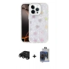 MARSİLYAN™- iPhone 15 Pro Max Kılıf Odak Prime - Siyah Vanessa Magic Cam + Siyah Raze Metal Kamera Lens