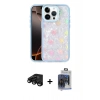 MARSİLYAN™- iPhone 15 Pro Max Kılıf Odak Prime - Siyah Vanessa Magic Cam + Siyah Raze Metal Kamera Lens