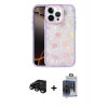 MARSİLYAN™- iPhone 15 Pro Max Kılıf Odak Prime - Siyah Vanessa Magic Cam + Siyah Raze Metal Kamera Lens