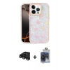 MARSİLYAN™- iPhone 15 Pro Max Kılıf Odak Prime - Siyah Vanessa Magic Cam + Siyah Raze Metal Kamera Lens