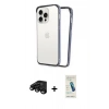 MARSİLYAN™- iPhone 15 Pro Max Kılıf Pusula Asil Koleksiyonu - Şeffaf Pasifik Cam Ekran Koruyucu + Raze Metal Kamera Lens - SH