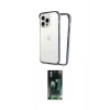 MARSİLYAN™- iPhone 15 Pro Max Kılıf Pusula Asil Koleksiyonu - Siyah 360 Mat Full Body Arka Koruyucu