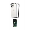 MARSİLYAN™- iPhone 15 Pro Max Kılıf Pusula Asil Koleksiyonu - Siyah 360 Mat Full Body Arka Koruyucu