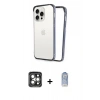 MARSİLYAN™- iPhone 15 Pro Max Kılıf Pusula Asil Koleksiyonu - Siyah Joko Magic 5D Cam + PVD Metal Kamera Lens - GI
