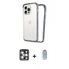 MARSİLYAN™- iPhone 15 Pro Max Kılıf Pusula Asil Koleksiyonu - Siyah Joko Magic 5D Cam + PVD Metal Kamera Lens - LT