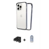 MARSİLYAN™- iPhone 15 Pro Max Kılıf Pusula Asil Koleksiyonu - Siyah Joko Magic 5D Cam + Raze Metal Kamera Lens - TMGI