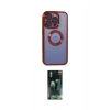 MARSİLYAN™- iPhone 15 Pro Max Kılıf Pusula Form - Siyah 360 Mat Full Body Arka Koruyucu
