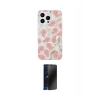 MARSİLYAN™- iPhone 15 Pro Max Kılıf Pusula Form - Siyah 3D Antistatik Hayalet Cam Ekran Koruyucu