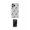 MARSİLYAN™- iPhone 15 Pro Max Kılıf Pusula Form - Siyah 3D Antistatik Hayalet Cam Ekran Koruyucu