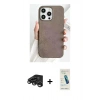 MARSİLYAN™- iPhone 15 Pro Max Kılıf Pusula Modern - Şeffaf Pasifik Cam Ekran Koruyucu + Raze Metal Kamera Lens - TMGI