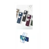 MARSİLYAN™- iPhone 15 Pro Max Kılıf Pusula Modern - Siyah 3D Antistatik Seramik Nano Ekran Koruyucu