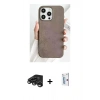 MARSİLYAN™- iPhone 15 Pro Max Kılıf Pusula Modern - Siyah Bilvis 0.18mm Plus Cam Ekran Koruyucu + Raze Metal Kamera Lens - TMGI