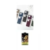 MARSİLYAN™- iPhone 15 Pro Max Kılıf Pusula Modern - Siyah Buffer Cam Ekran Koruyucu