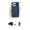 MARSİLYAN™- iPhone 15 Pro Max Kılıf Pusula Modern - Siyah Joko Magic 5D Hayalet Cam + Raze Metal Kamera Lens - LT