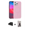 MARSİLYAN™- iPhone 15 Pro Max Kılıf Siluet Doku Özel Seri - Siyah Bilvis Hayalet Cam Ekran Koruyucu + Raze Metal Kamera Lens - SH